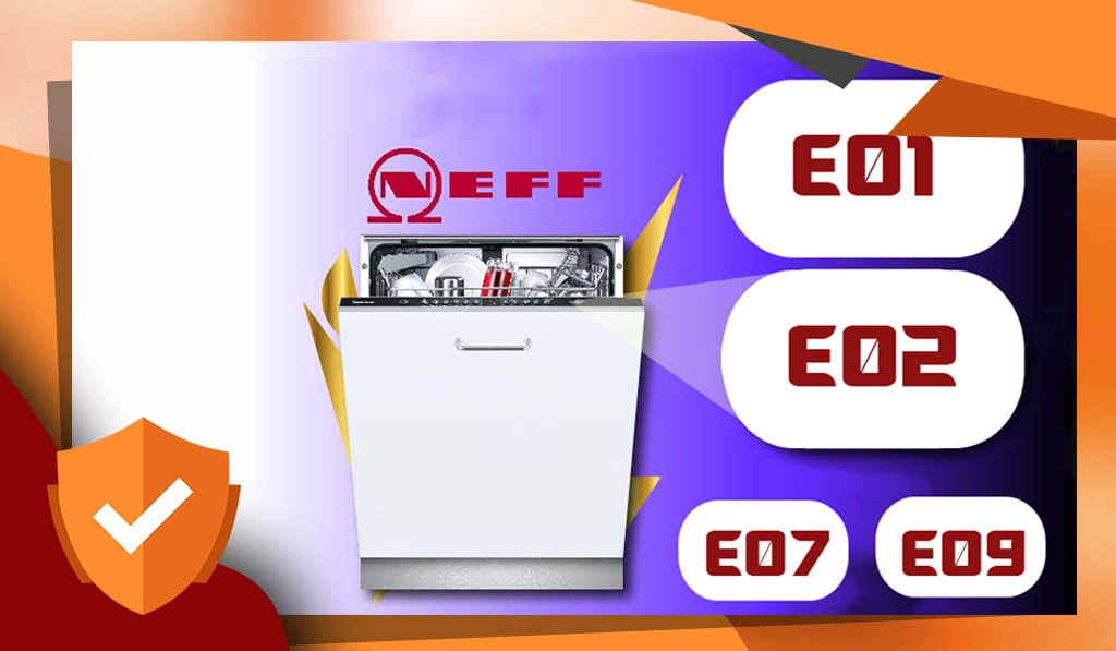 ارورهای ماشین ظرفشویی نف neff